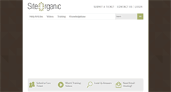 Desktop Screenshot of care.siteorganic.com
